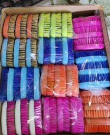 Oval Plastic Cloth Washing Brush