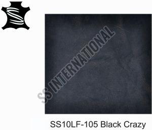 Balck Crazy Finished Leather