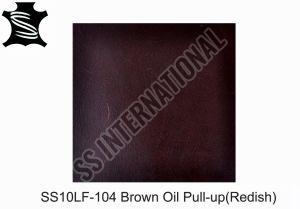 Brown Oil Pull Up Finished Leather