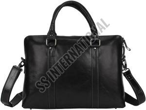 CL-116 BLK Leather Laptop Bags