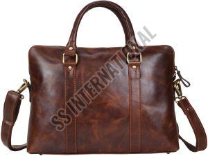 CL-116 BRN Leather Laptop Bags