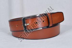 Mens Brown Formal Wear Leather Belt