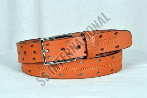 Mens Tan Casual Wear Leather Belt