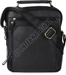 N-575 BLK Leather Sling Bags