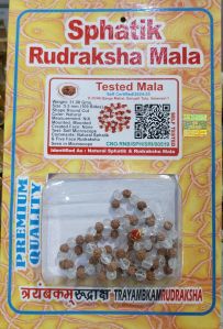 Sphatik Rudraksha Mala