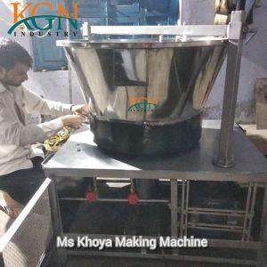 Stainless Steel Milk Pasteurizer Barfi Thanda Machine