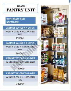 Glass Pantry Unit