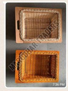 Wicker Wooden Basket