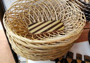 Bamboo Oval Fruit Basket