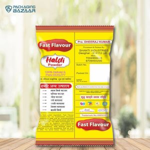 BOPP Turmeric Powder Packaging Pouch