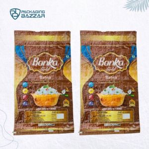 Glossy Printed BOPP Rice Packaging Bag