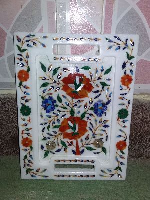 Marble Inlay Work Trays