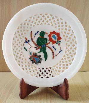 Marble Inlay Work Trays