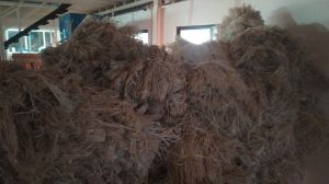 Silk waste jute