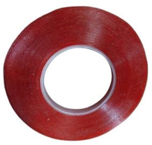 Double Sided Red Polyester Tape