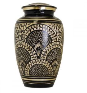 Brass Engraved Urn