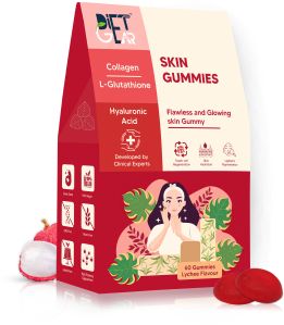 Gummies For Skin (60 gummies) (Litchi Flavour)