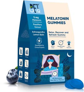 Melatonin Gummies (60 Gummies) (Blueberry Flavour)