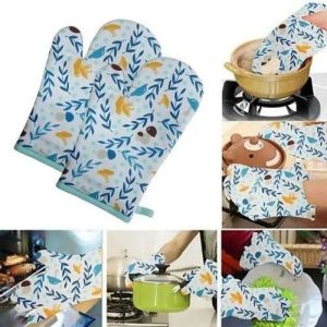 Printed Oven Kitchen Glove