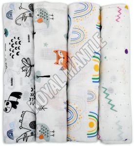 Printed Baby Cotton Muslin Swaddle