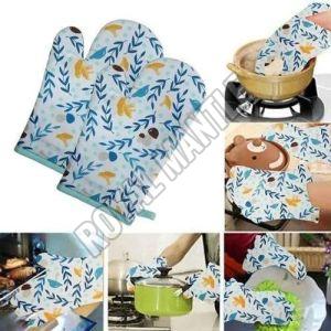 Printed Oven Kitchen Glove