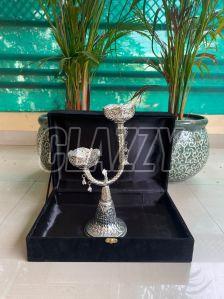 German Silver Candle Stand