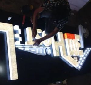Indoor Glow Sign Board