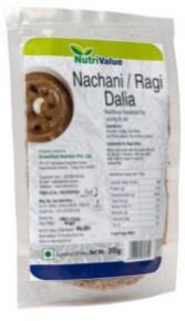 nutri value nachani ragi dalia