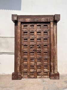 wooden antique door