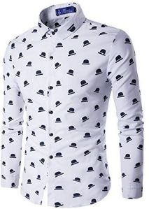 Mens Party Wear Printed Shirt