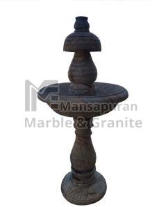 5 Feet Black Marble Fountain