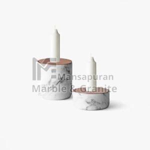 Marble Candle Stands