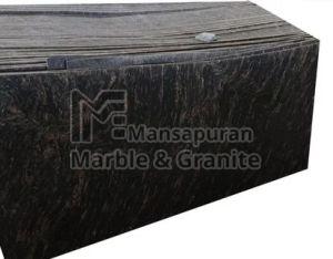 Polished Finish Black Marble Slab