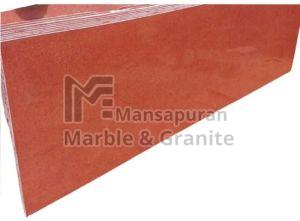 Red Polished Finish Granite Slab