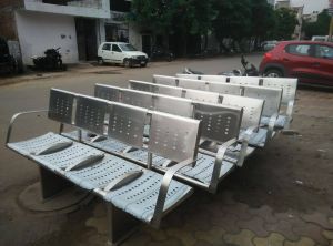 Stainless Steel Railway Platform Bench