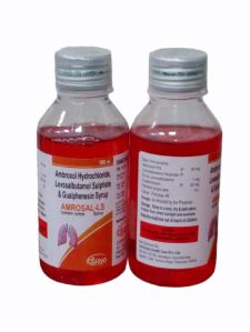 Ambroxol Hydrochloride Levosalbutamol Sulphate Guaiphenesin Syrup