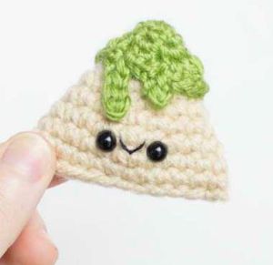 Crochet Stuffed Guacamole Chips Toy