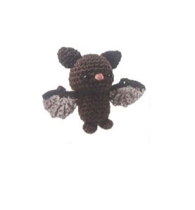 Crochet Stuffed Bat Toy