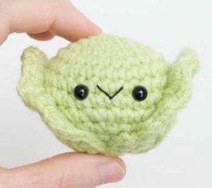 Crochet Stuffed Cabbage Toy
