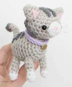 Crochet Stuffed Cat Toy