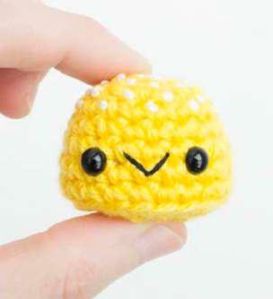 Crochet Stuffed Gumdrop Toy