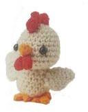 Crochet Stuffed Hen Toy