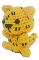 Crochet Stuffed Leopard Toy