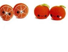 Crochet Stuffed Orange Toy