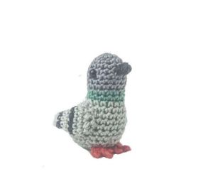 Crochet Stuffed Pigeon Toy