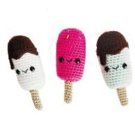 Crochet Stuffed Popsicle Toy