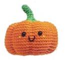 Crochet Stuffed Pumpkin Toy