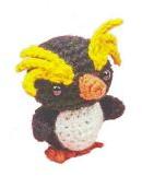 Crochet Stuffed Rockhopper Penguin Toy