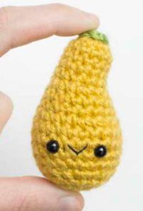 Crochet Stuffed Squash Toy