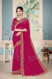 Ladies Embroidered Bollywood Net Saree